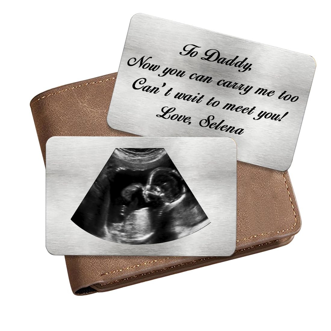 Amazon.com: To Daddy Now You Can Carry Me Too Metal Wallet Insert